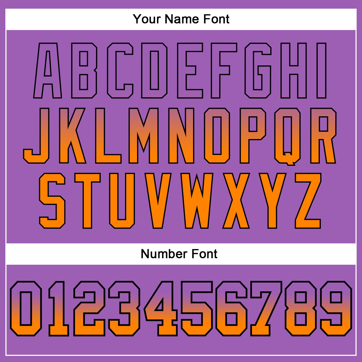 Custom Stitched Bay Orange Medium Purple Ice Blue-Black Fade Fashion Splash Sports Pullover Sweatshirt Hoodie