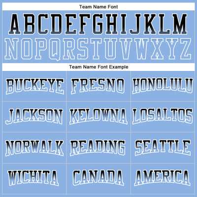 Custom Stitched White Black-Light Blue Fade Fashion Line Sports Pullover Sweatshirt Hoodie