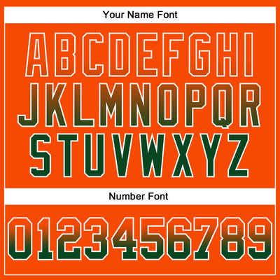 Custom Stitched Orange Green-White Fade Fashion Arrow Sports Pullover Sweatshirt Hoodie