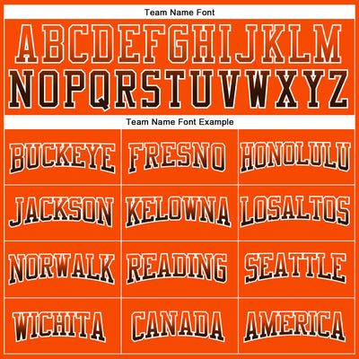 Custom Stitched Orange Brown-White Fade Fashion Arrow Sports Pullover Sweatshirt Hoodie