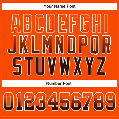 Custom Stitched Orange Brown-White Fade Fashion Arrow Sports Pullover Sweatshirt Hoodie