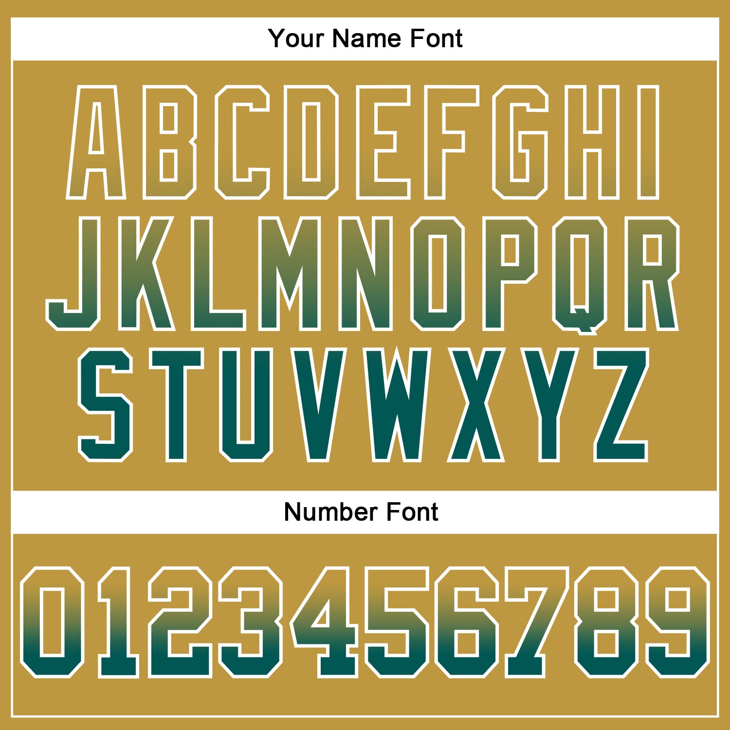 Custom Stitched Old Gold Midnight Green-White Fade Fashion Arrow Sports Pullover Sweatshirt Hoodie