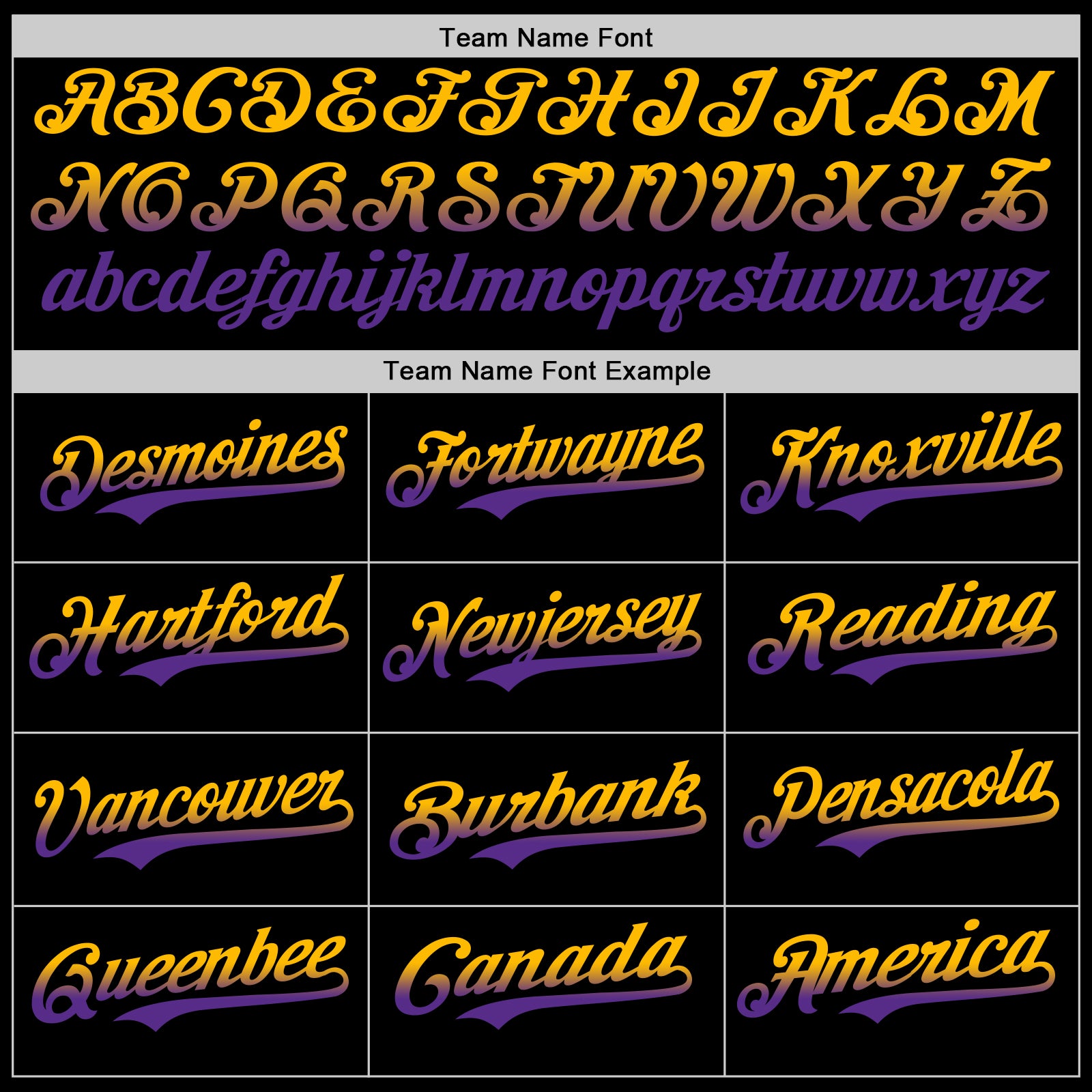 Custom Black Gold-Purple Authentic Fade Fashion Baseball Jersey