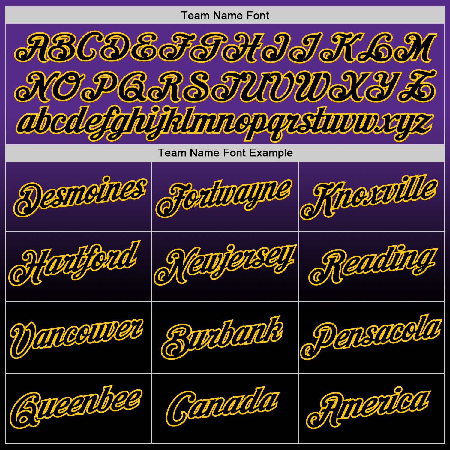 Custom Purple Black-Yellow Fade Fashion Performance T-Shirt