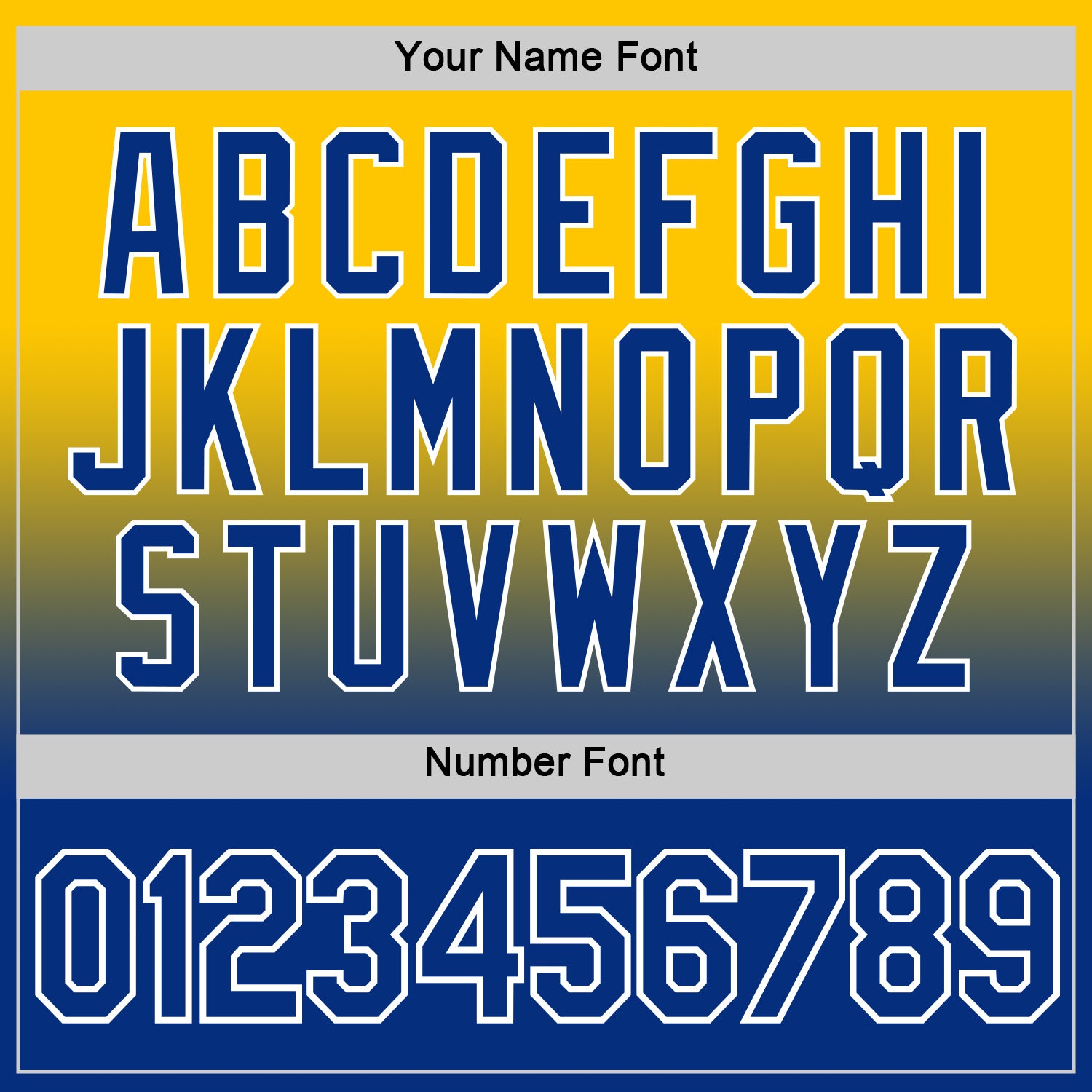 Custom Yellow Royal-White Fade Fashion Performance T-Shirt