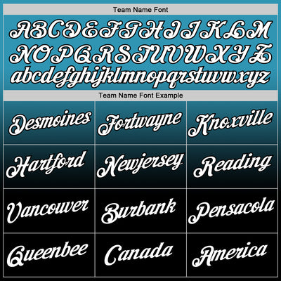 Custom Panther Blue White-Black Fade Fashion Performance T-Shirt