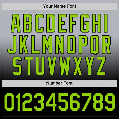 Custom Gray Neon Green-Black Fade Fashion Performance T-Shirt