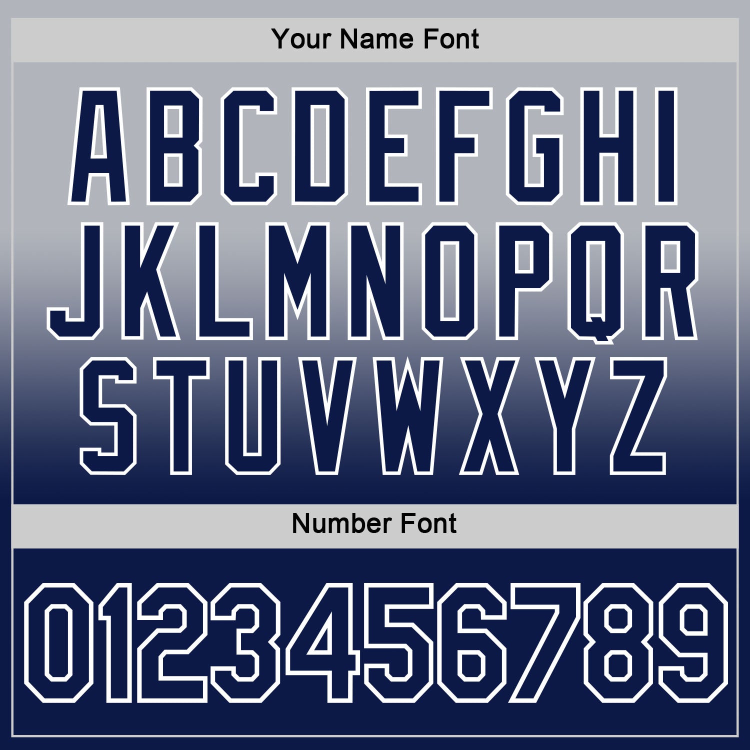 Custom Gray Navy-White Fade Fashion Performance T-Shirt