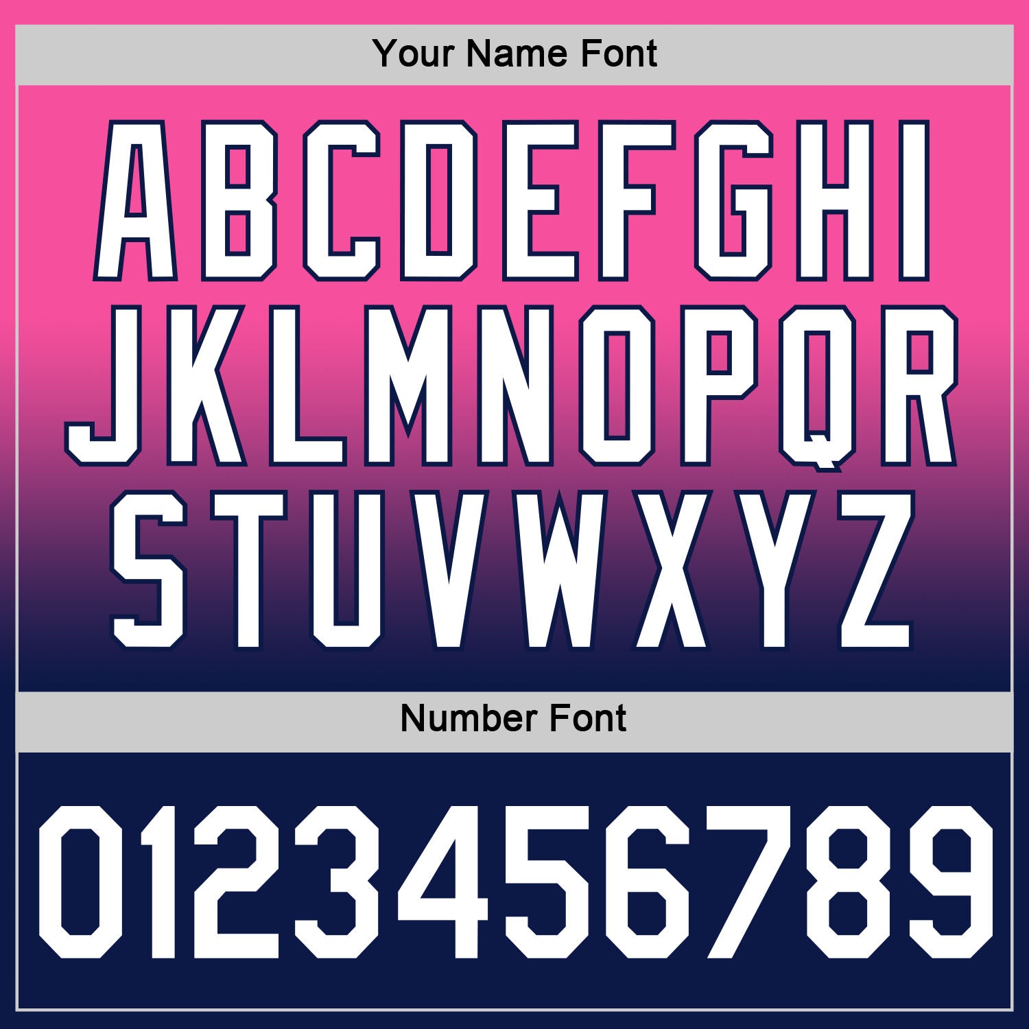 Custom Pink White-Navy Fade Fashion Performance T-Shirt