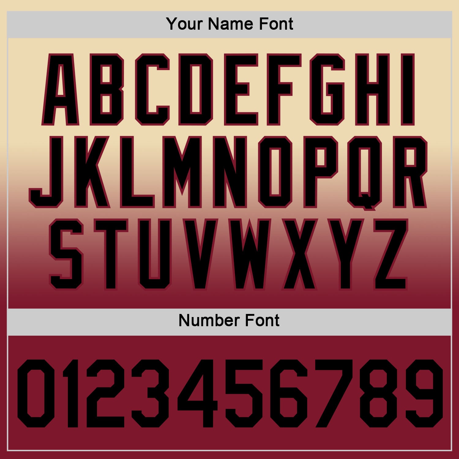 Custom Cream Black-Crimson Fade Fashion Performance T-Shirt