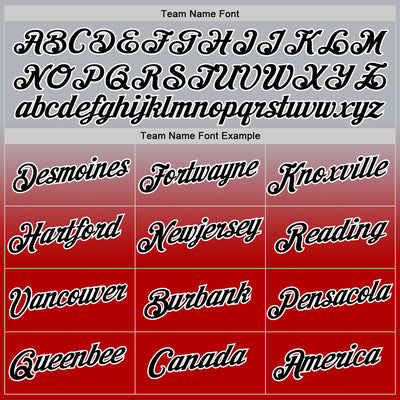 Custom Gray Red-Black Fade Fashion Performance T-Shirt