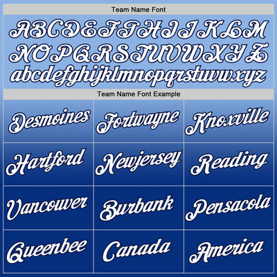 Custom Light Blue Royal-Navy Fade Fashion Performance T-Shirt