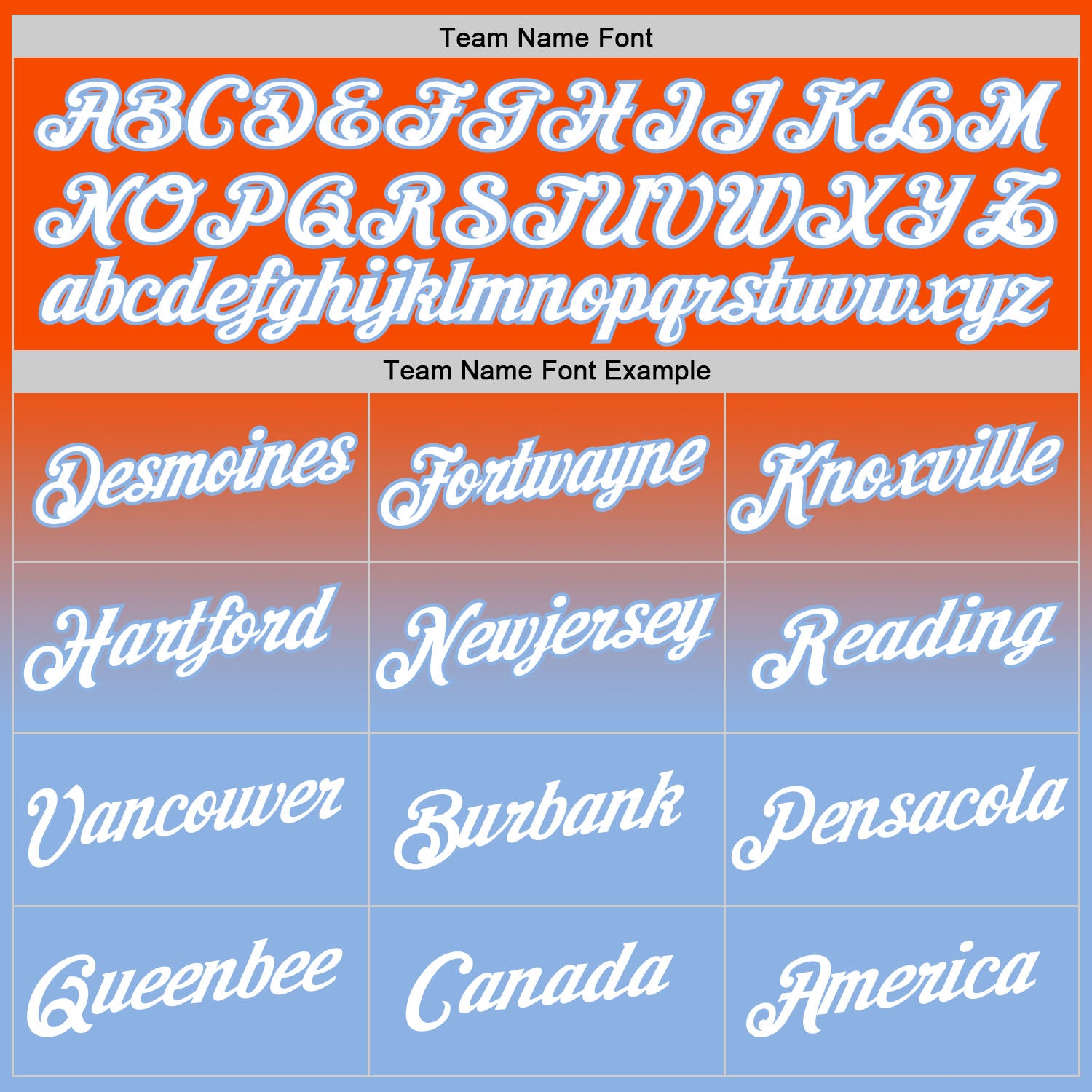 Custom Orange White-Light Blue Fade Fashion Performance T-Shirt