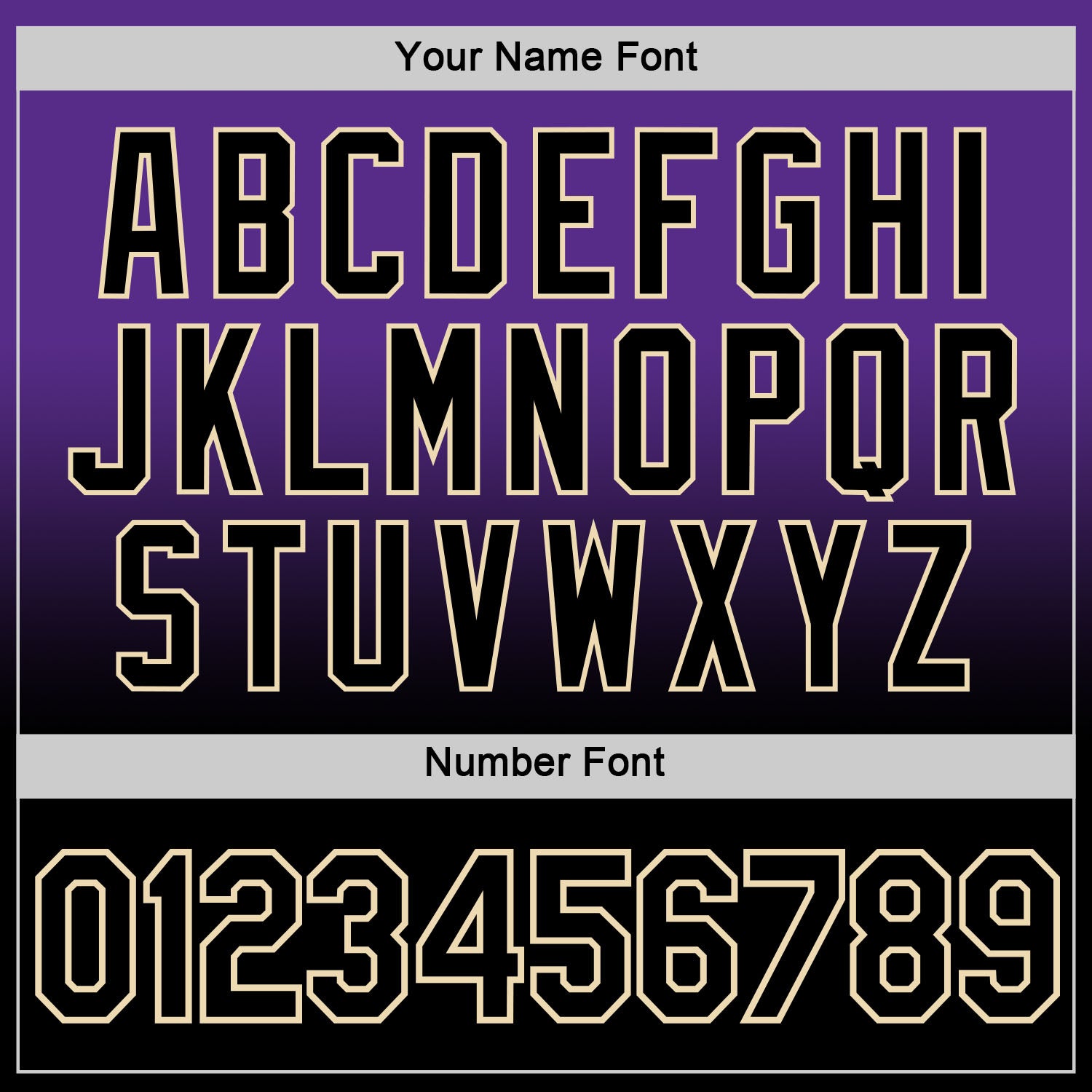 Custom Purple Black-Cream Fade Fashion Performance T-Shirt