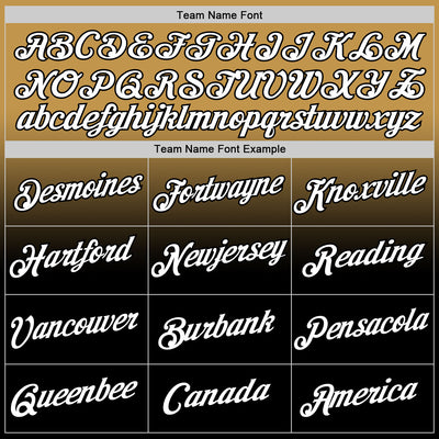 Custom Old Gold White-Black Fade Fashion Performance T-Shirt