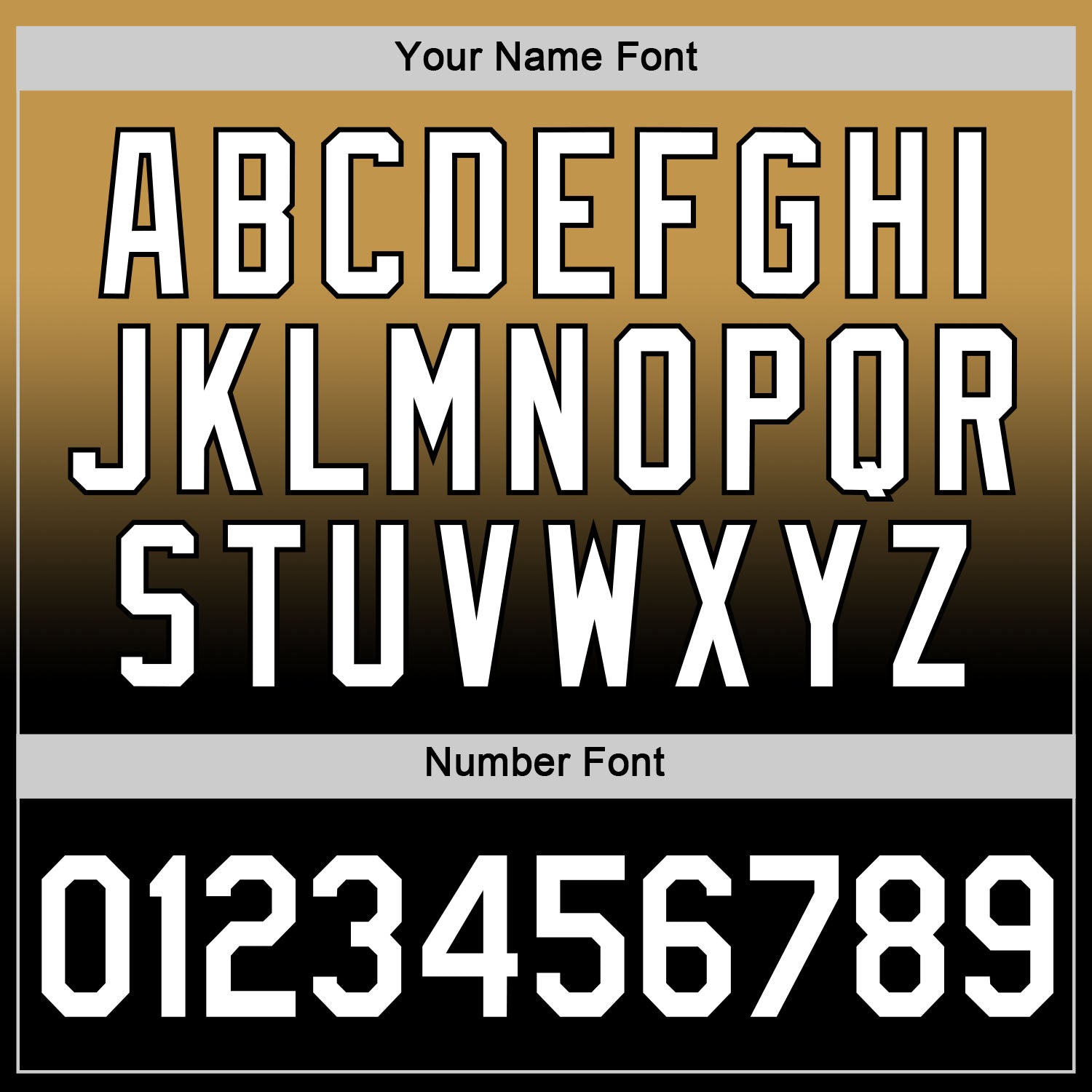 Custom Old Gold White-Black Fade Fashion Performance T-Shirt