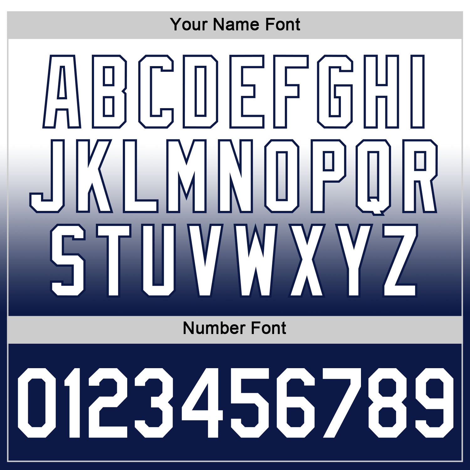 Custom White Navy Fade Fashion Performance T-Shirt