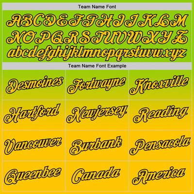 Custom Neon Green Yellow-Black Fade Fashion Performance T-Shirt