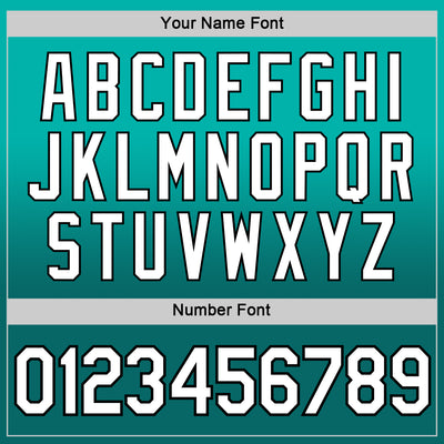 Custom Aqua Teal-Black Fade Fashion Performance T-Shirt