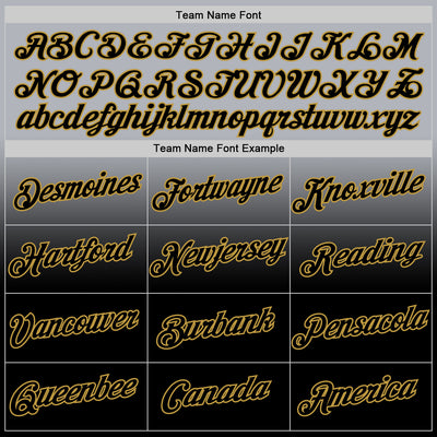 Custom Gray Old Gold-Black Fade Fashion Performance T-Shirt