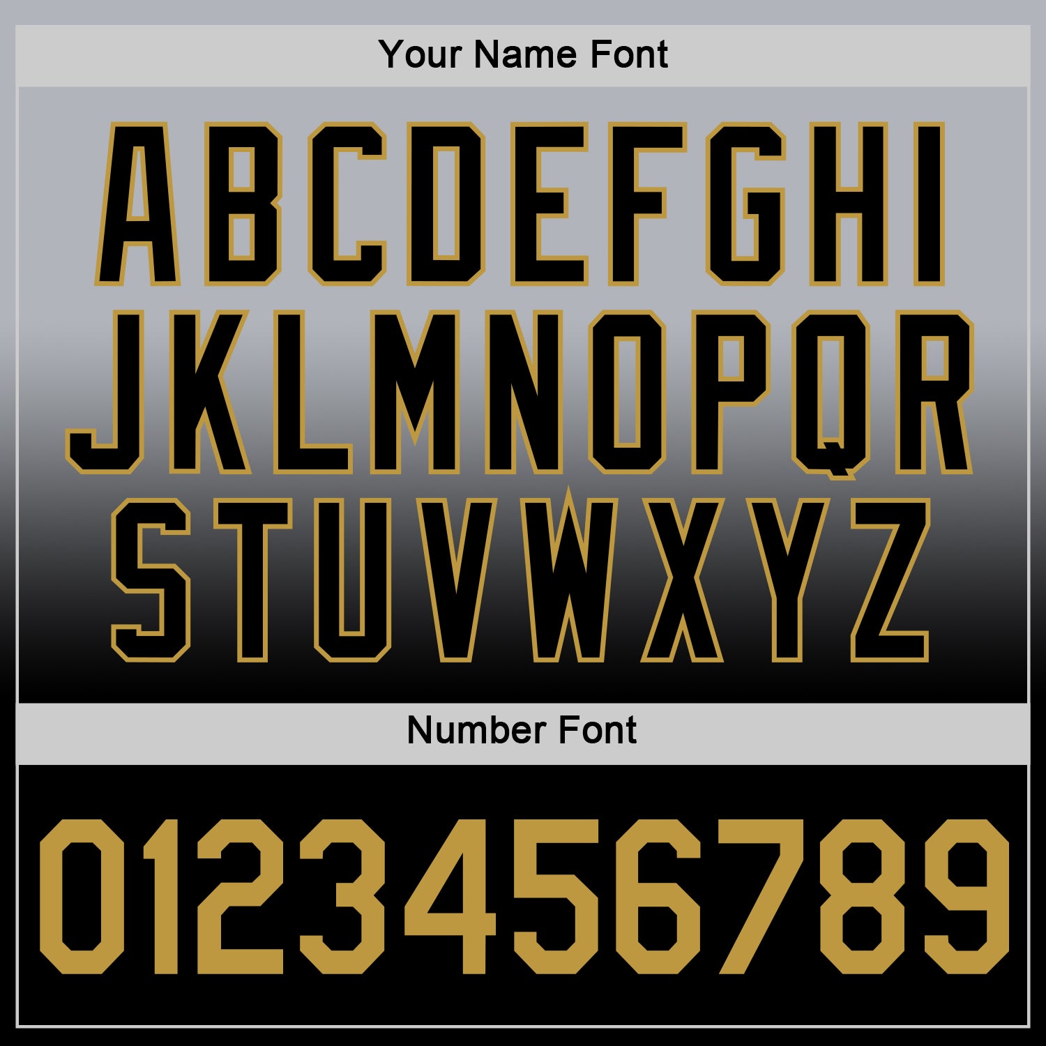 Custom Gray Old Gold-Black Fade Fashion Performance T-Shirt