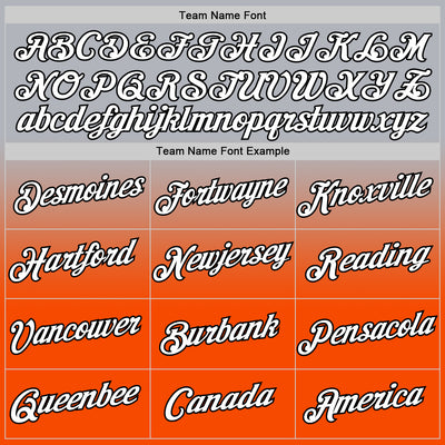 Custom Gray Orange-Black Fade Fashion Performance T-Shirt