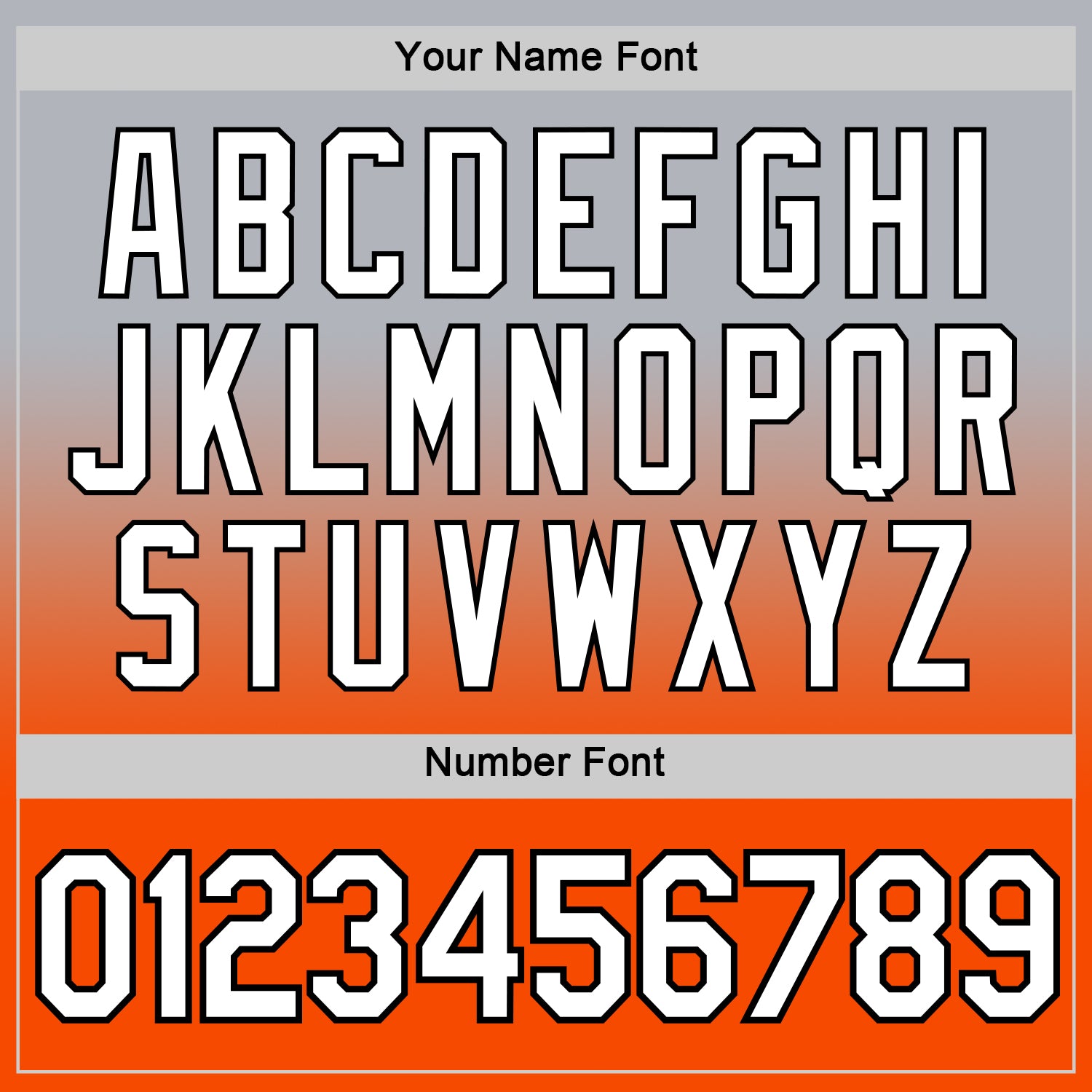 Custom Gray Orange-Black Fade Fashion Performance T-Shirt