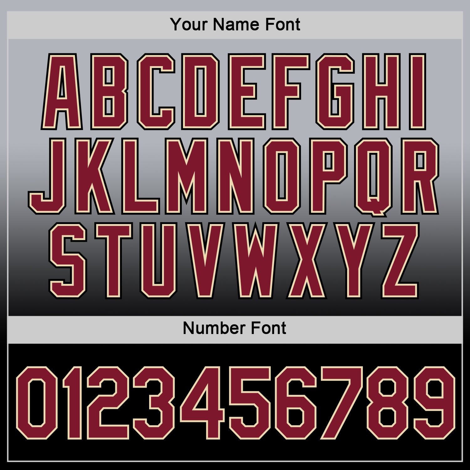 Custom Gray Crimson Black-Cream Fade Fashion Performance T-Shirt