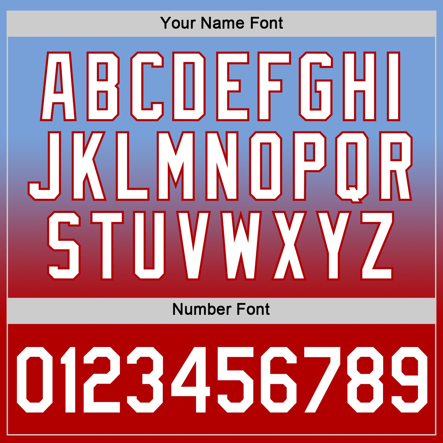 Custom Light Blue White-Red Fade Fashion Performance T-Shirt