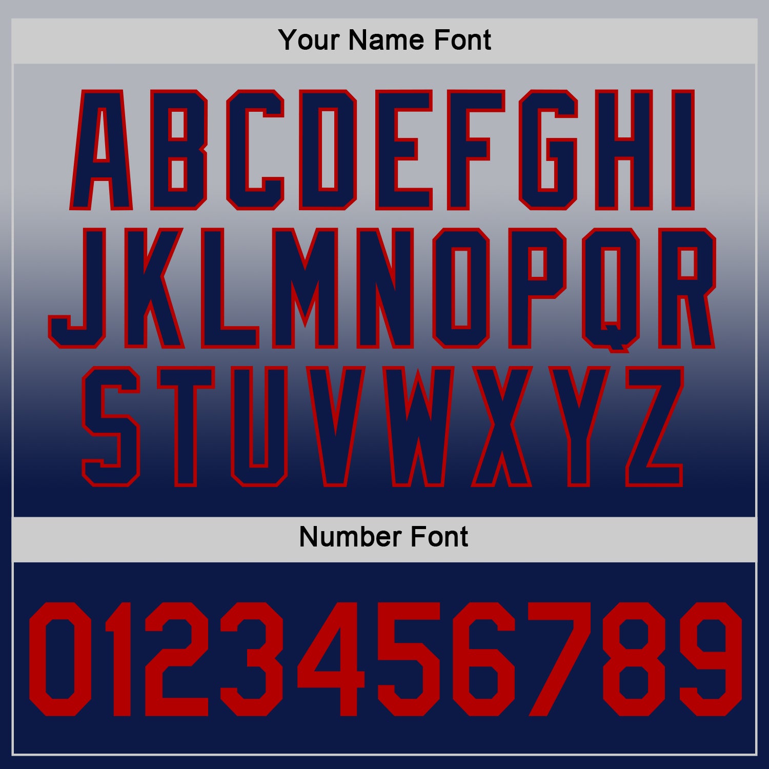 Custom Gray Red-Navy Fade Fashion Performance T-Shirt