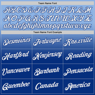 Custom Light Blue White-Royal Fade Fashion Performance T-Shirt