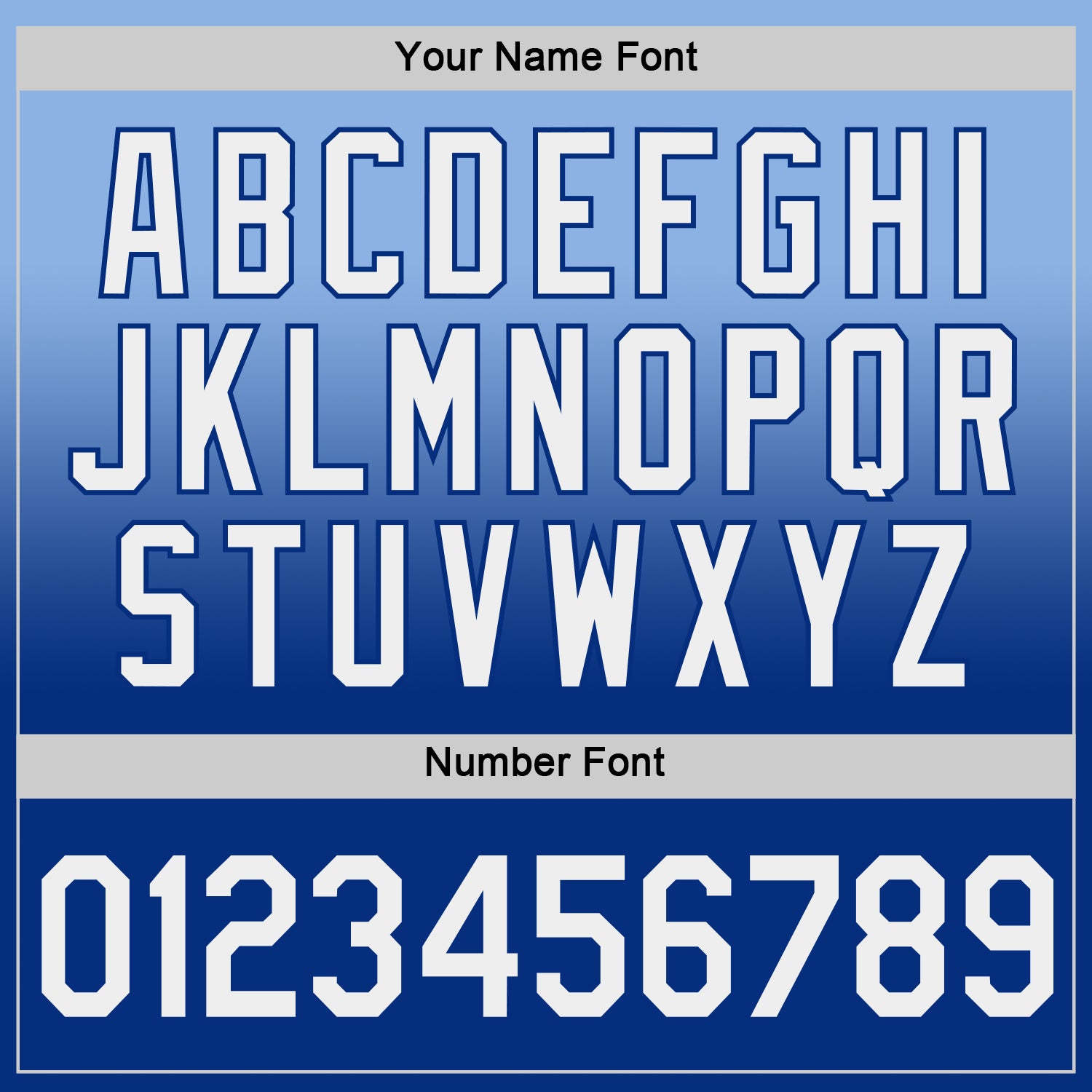 Custom Light Blue White-Royal Fade Fashion Performance T-Shirt