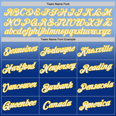 Custom Light Blue Royal-Yellow Fade Fashion Performance T-Shirt