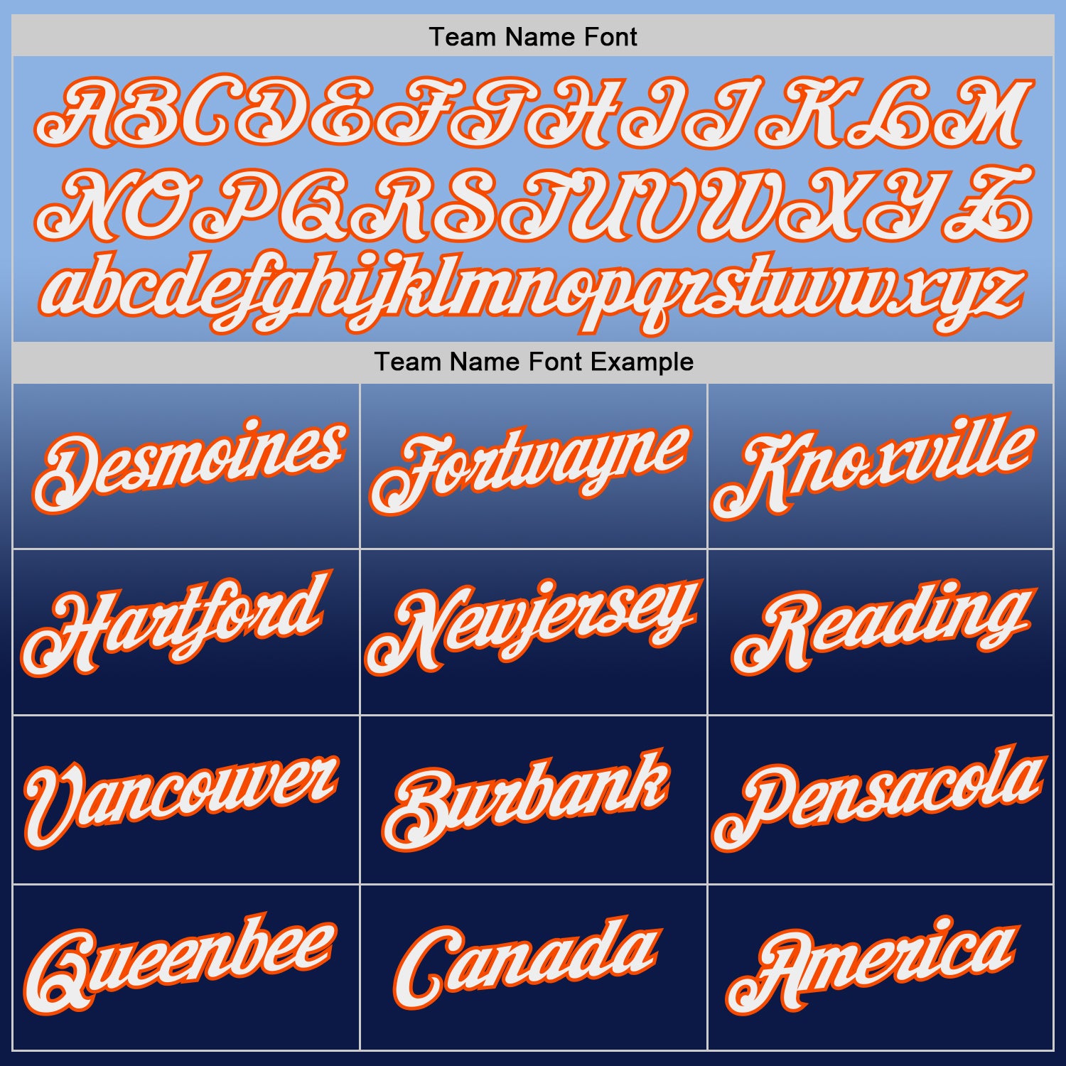 Custom Light Blue Orange-Navy Fade Fashion Performance T-Shirt