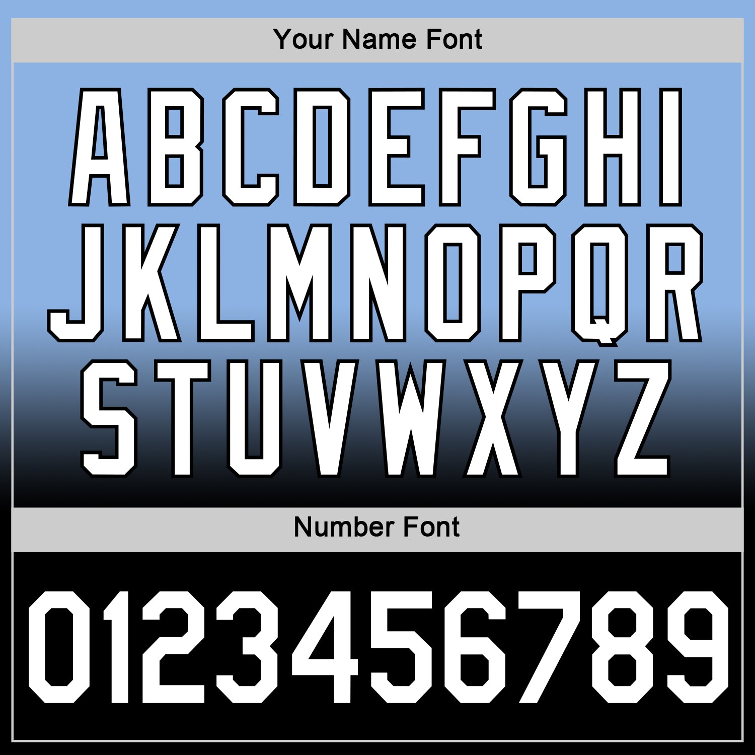 Custom Light Blue White-Black Fade Fashion Performance T-Shirt