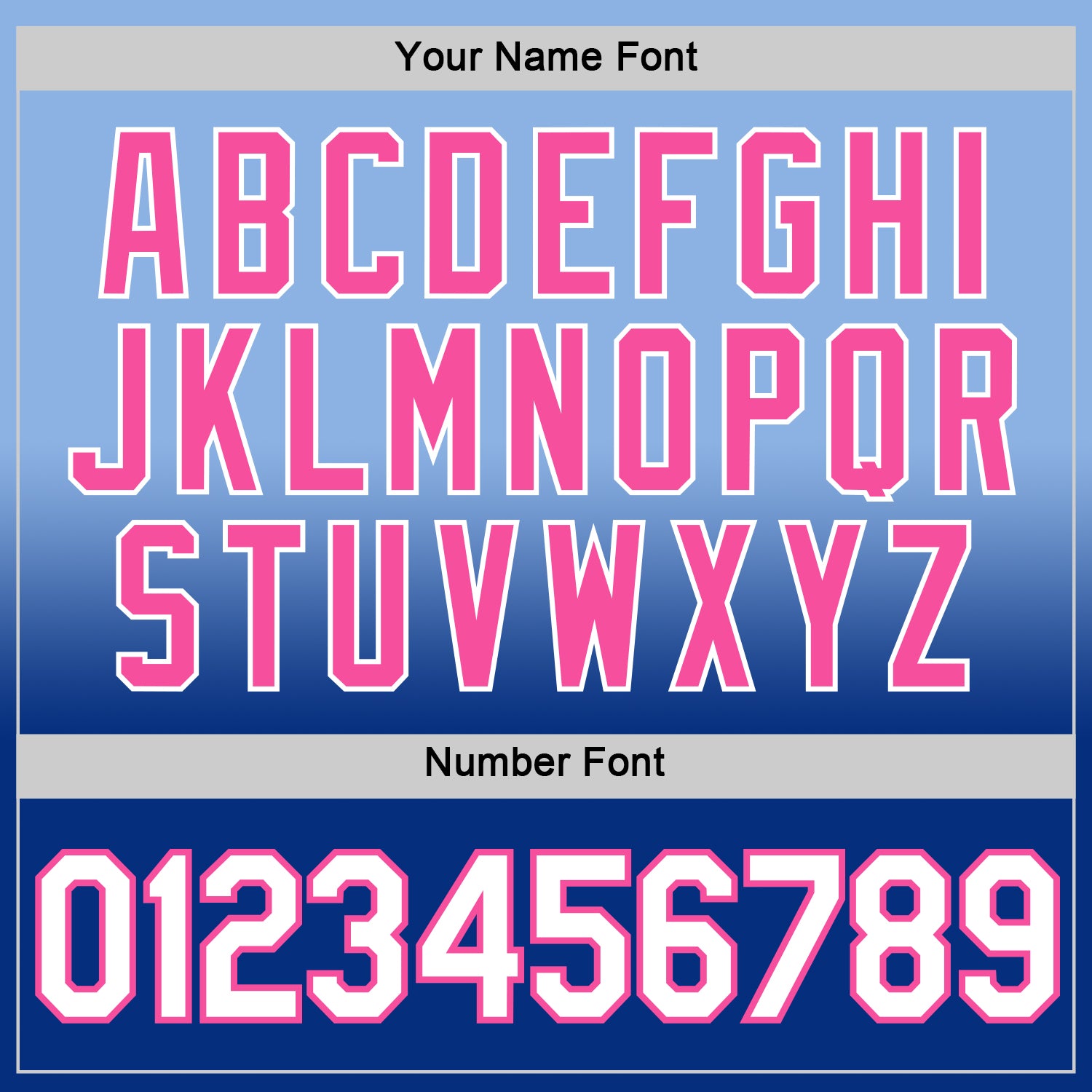 Custom Light Blue Royal-Pink Fade Fashion Performance T-Shirt