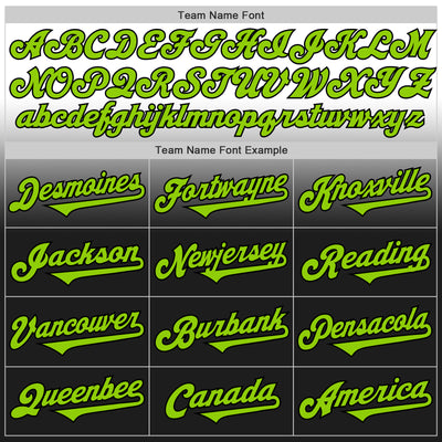 Custom White Neon Green-Black Authentic Fade Fashion Baseball Jersey