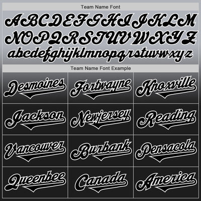 Custom Gray Black-White Authentic Fade Fashion Baseball Jersey