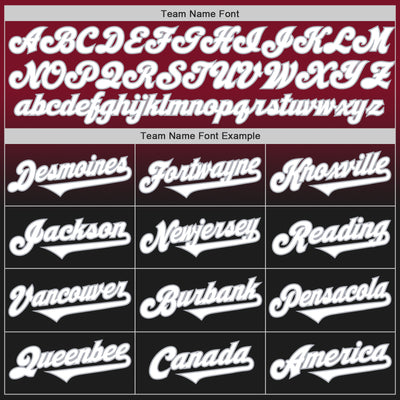 Custom Crimson Black-Gray Authentic Fade Fashion Baseball Jersey