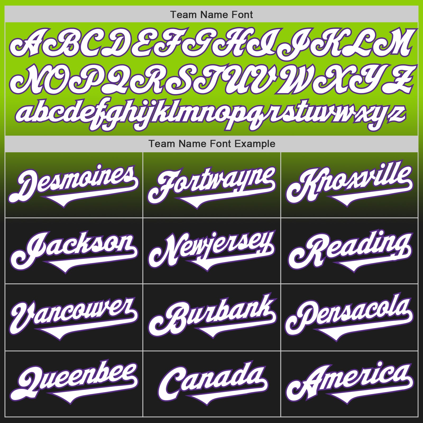 Custom Neon Green Black-Purple Authentic Fade Fashion Baseball Jersey