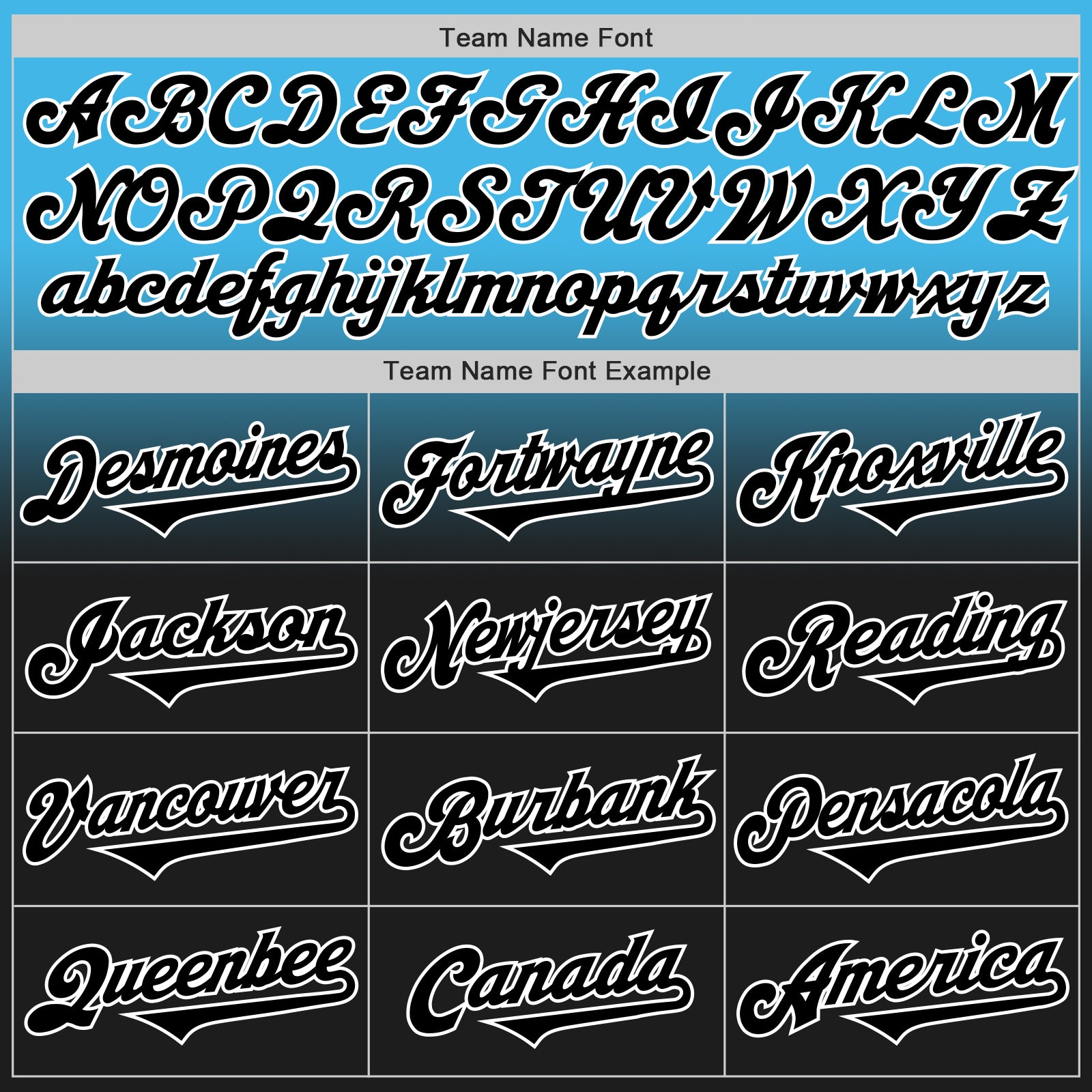 Custom Sky Blue Black-White Authentic Fade Fashion Baseball Jersey