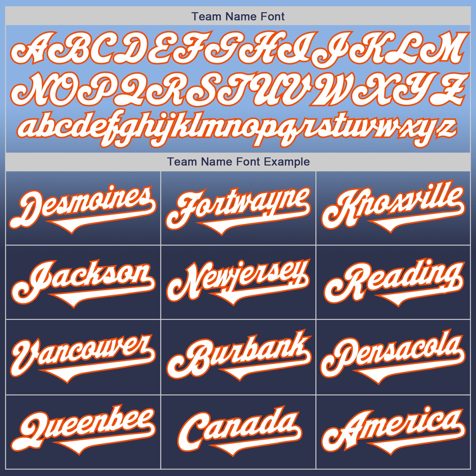 Custom Light Blue Navy-Orange Authentic Fade Fashion Baseball Jersey