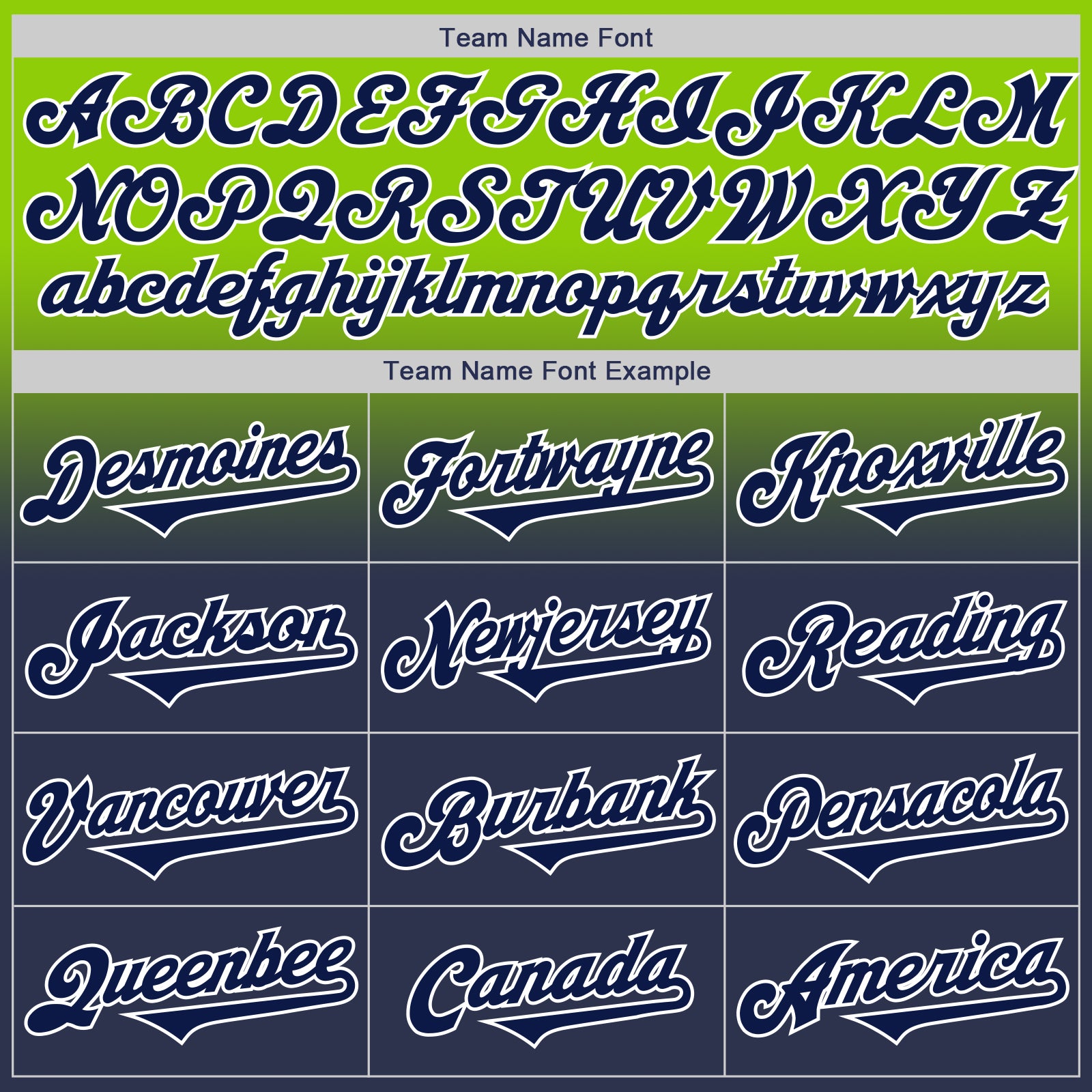 Custom Neon Green Navy-White Authentic Fade Fashion Baseball Jersey