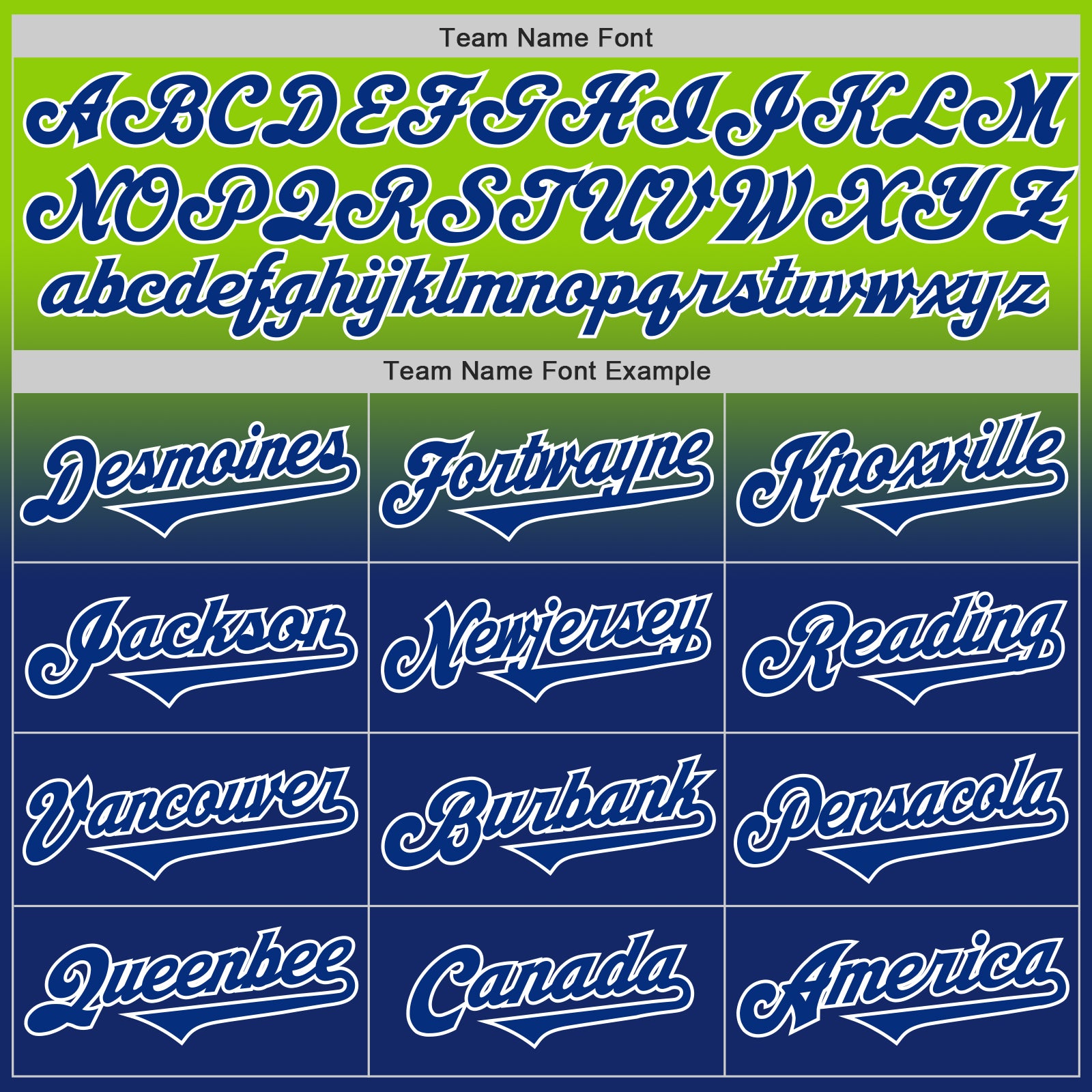 Custom Neon Green Royal-White Authentic Fade Fashion Baseball Jersey