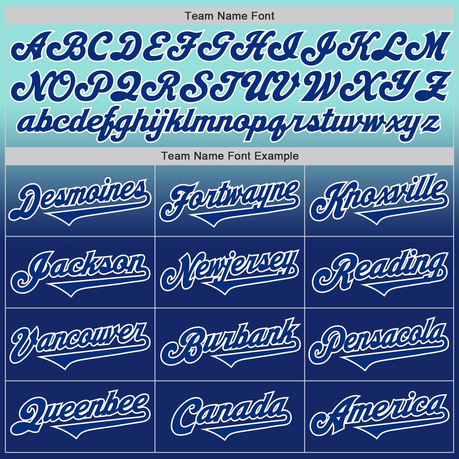 Custom Ice Blue Royal-White Authentic Fade Fashion Baseball Jersey