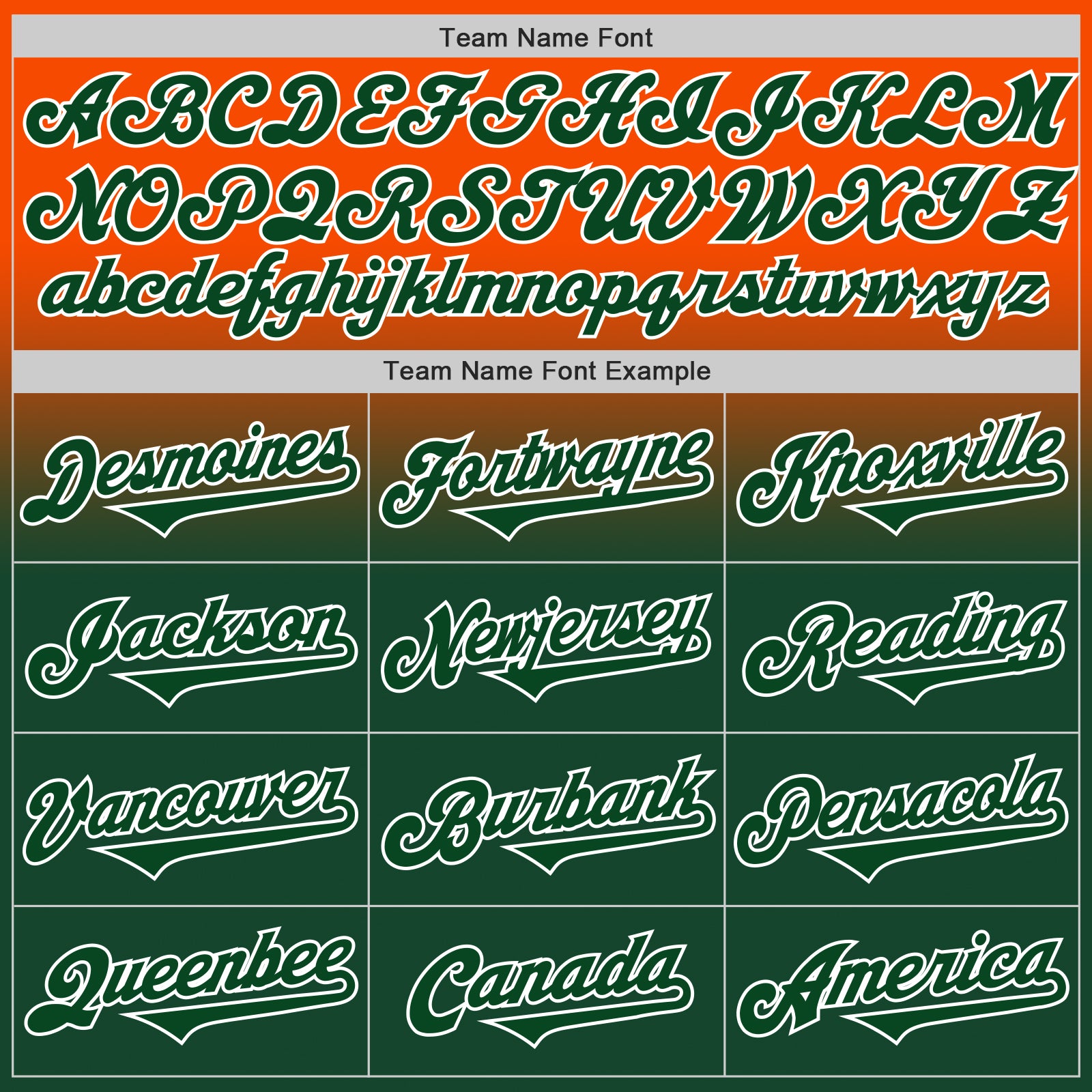 Custom Orange Green-White Authentic Fade Fashion Baseball Jersey