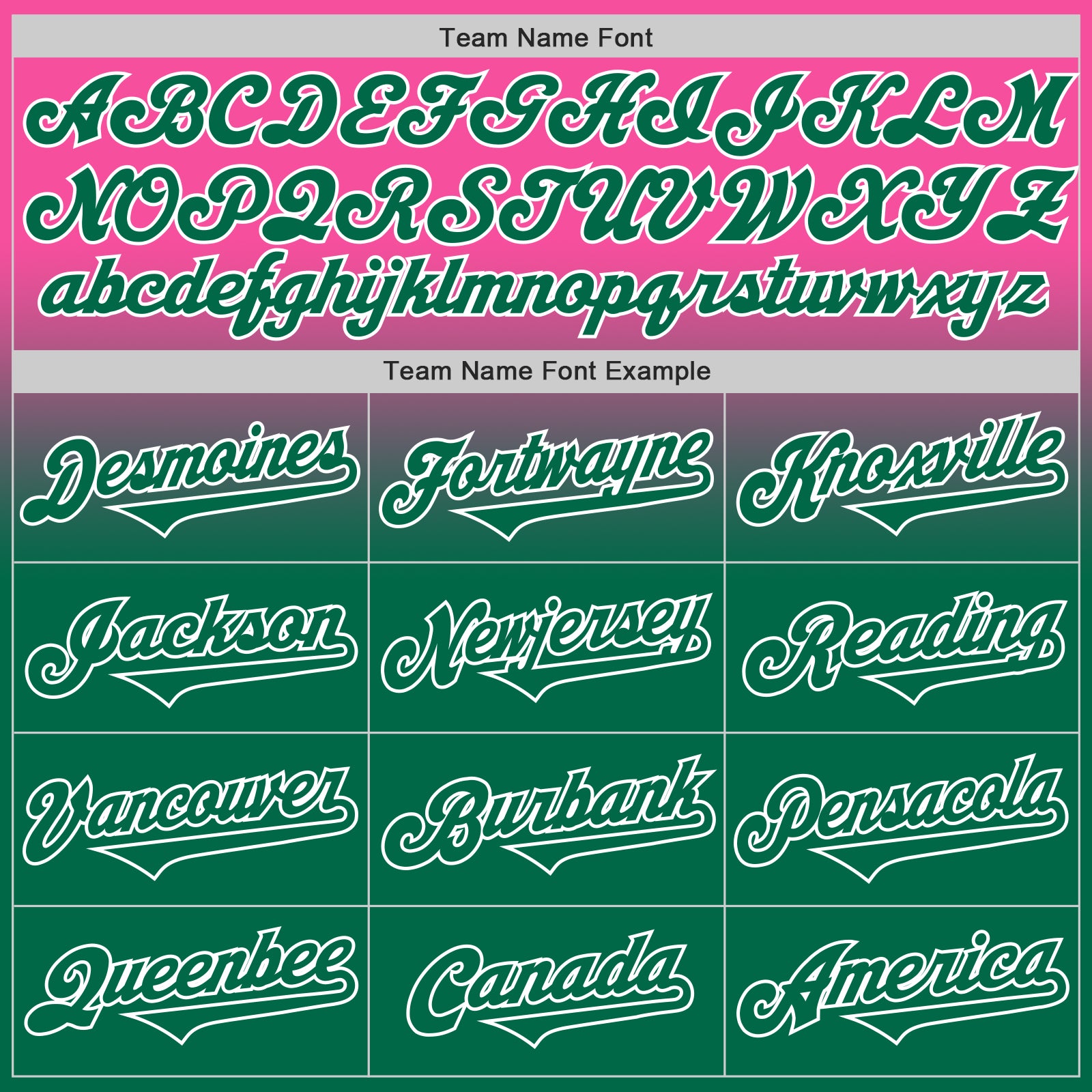 Custom Pink Kelly Green-White Authentic Fade Fashion Baseball Jersey