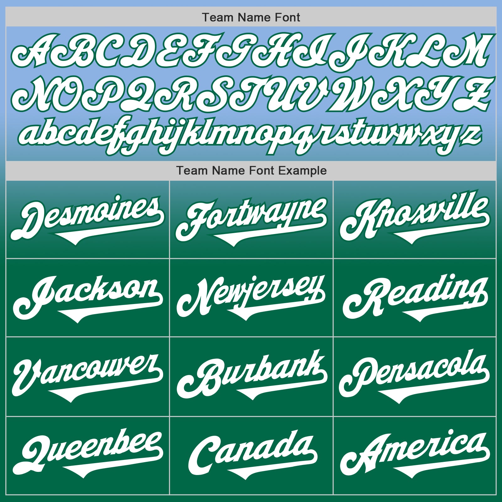 Custom Light Blue White-Kelly Green Authentic Fade Fashion Baseball Jersey