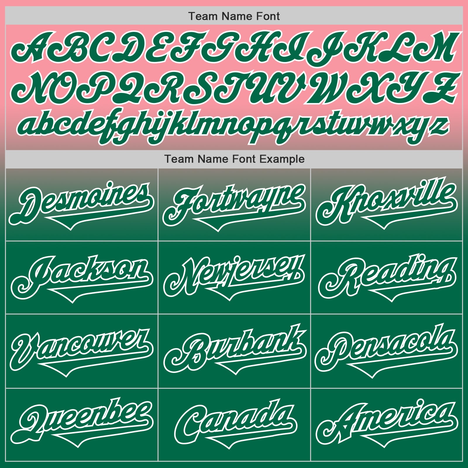 Custom Medium Pink Kelly Green-White Authentic Fade Fashion Baseball Jersey