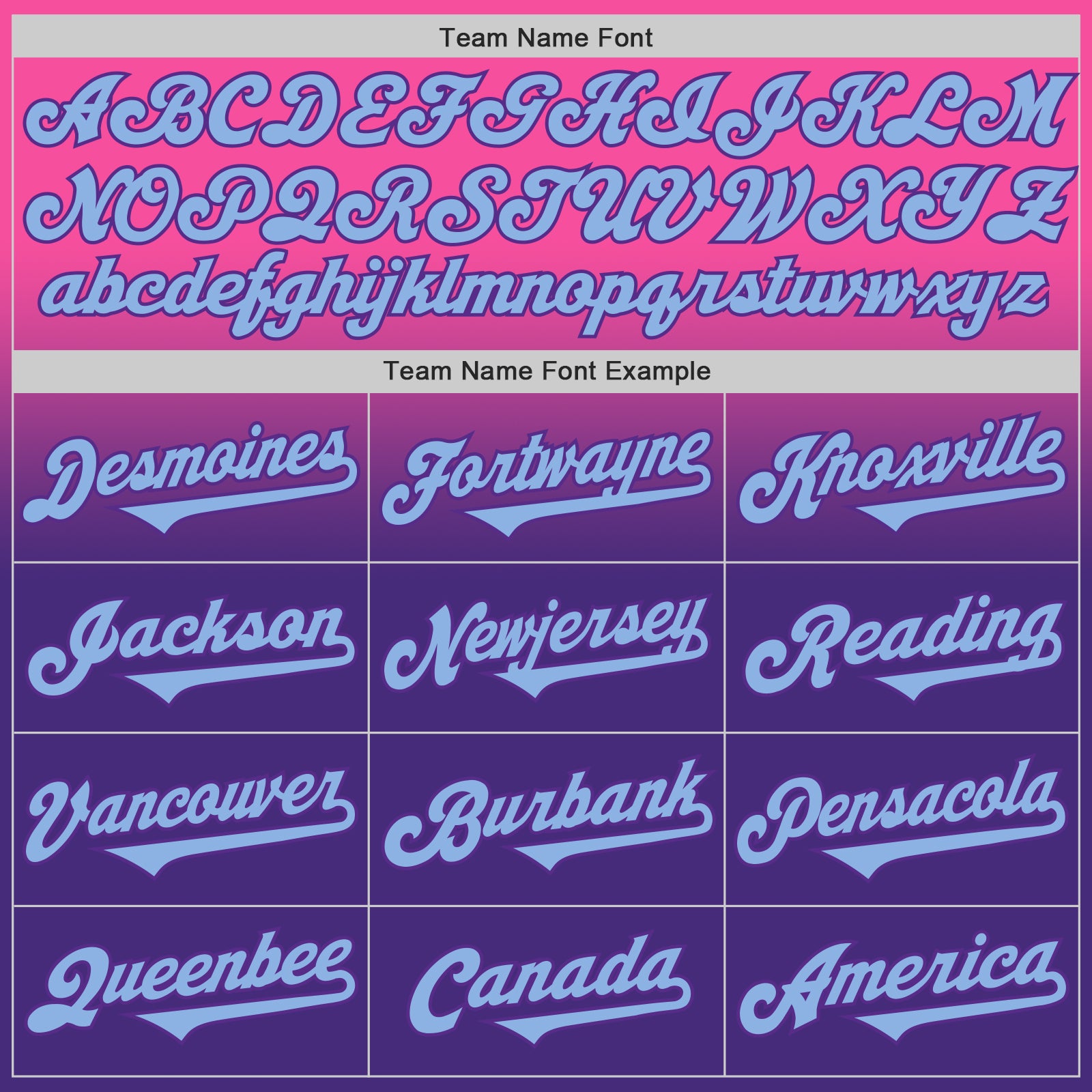 Custom Pink Light Blue-Purple Authentic Fade Fashion Baseball Jersey